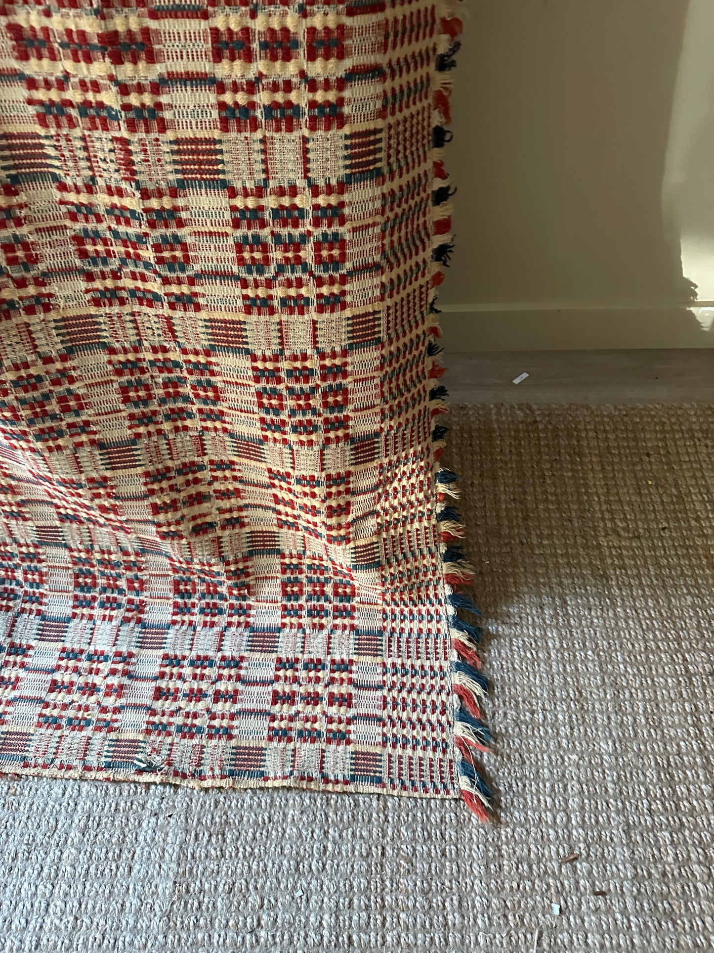 Wool coverlet