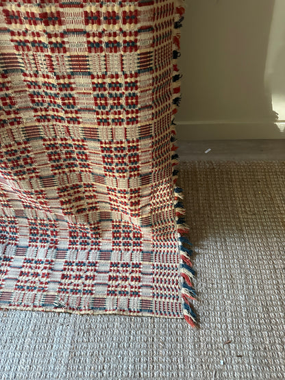 Wool coverlet