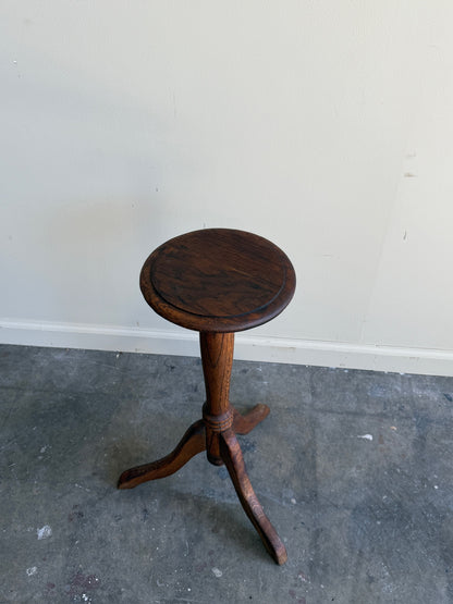 Oak plant stand