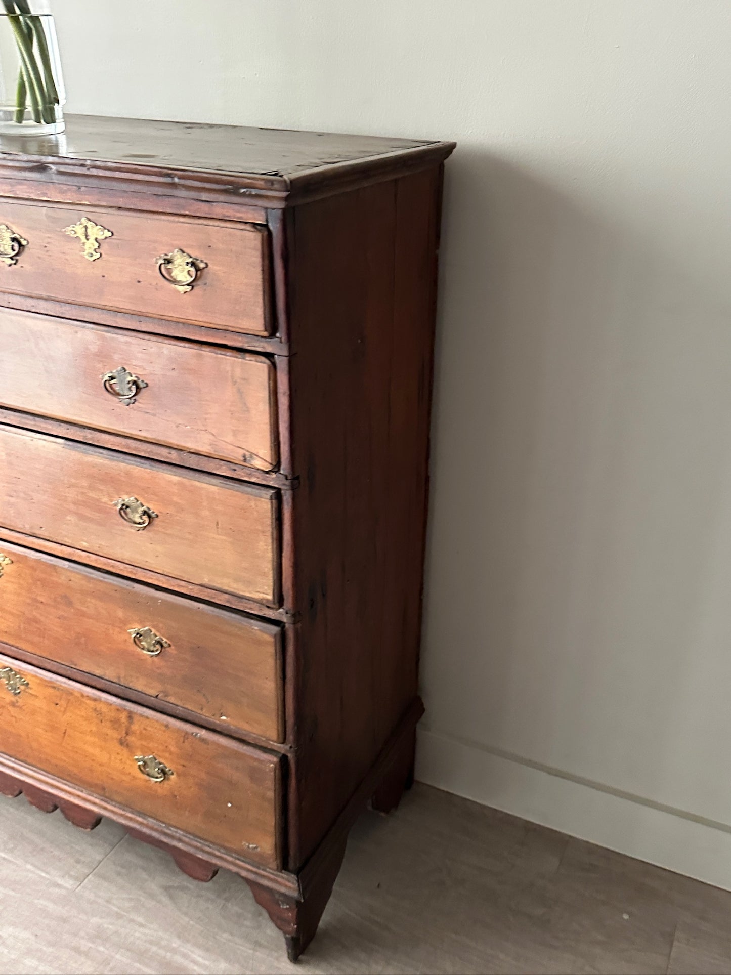 Pine William and Mary dresser