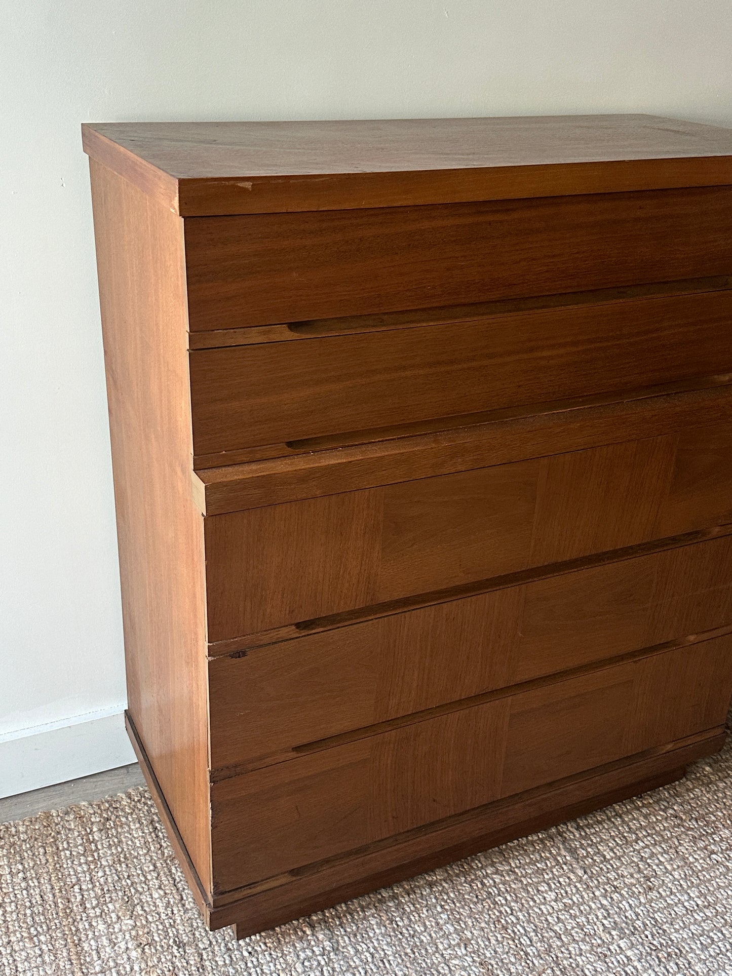 Walnut tallboy