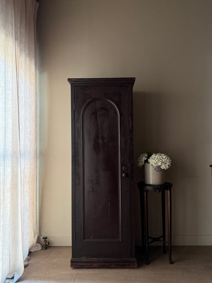 Dark stained chimney cupboard