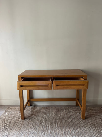 Blonde oak desk