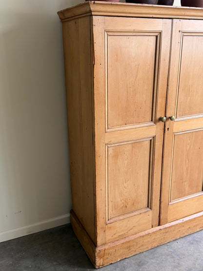 English pine cupboard