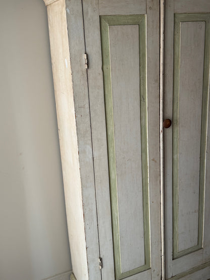 Pennsylvania painted pine cabinet