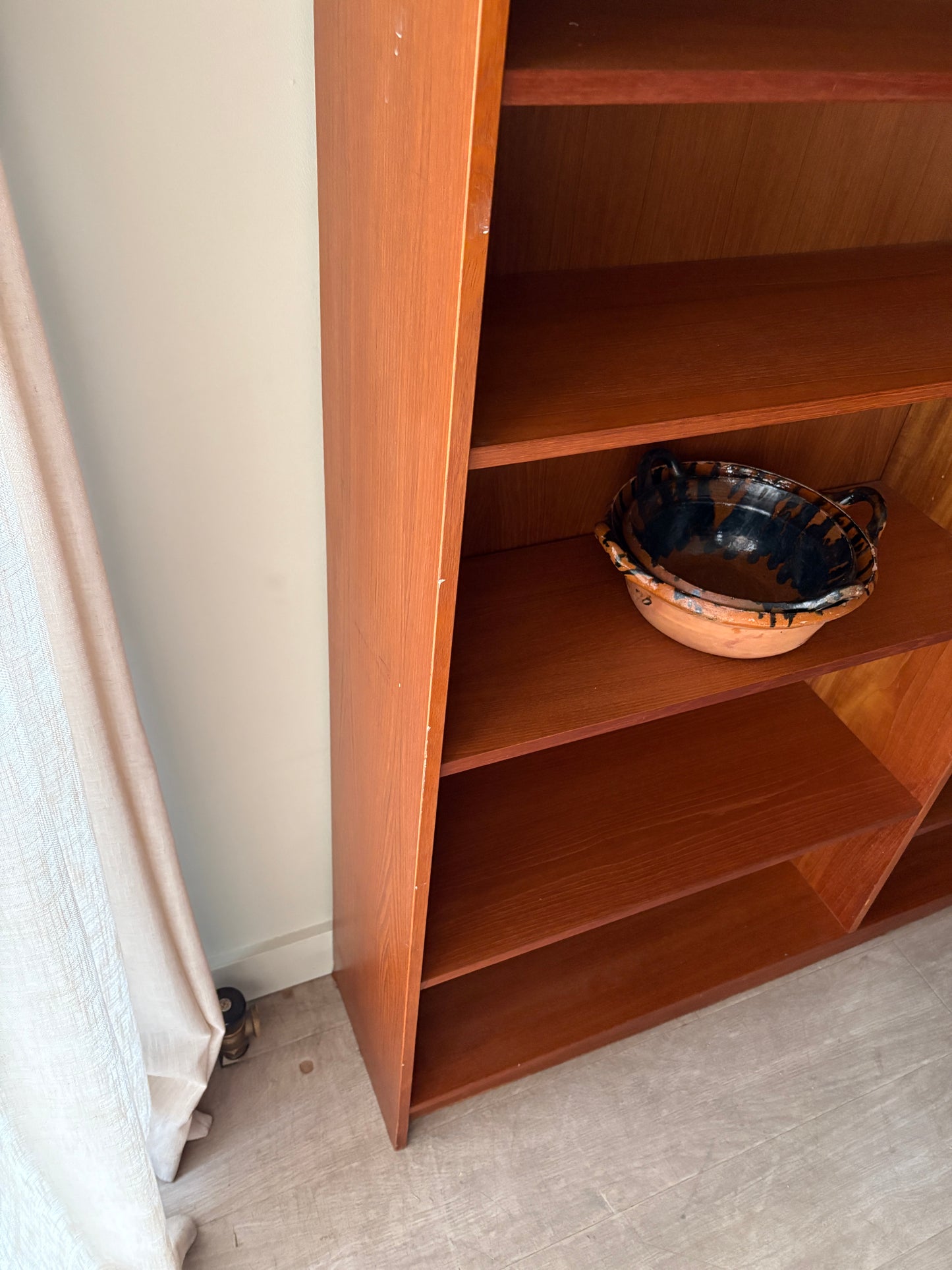 Danish teak bookcase