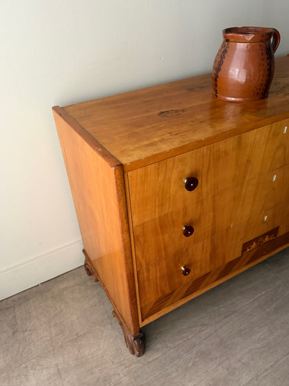 Mjolby Intarsia Swedish 3 drawer dresser