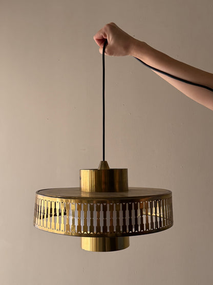 Swedish brass pendant light