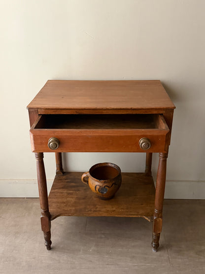 Sheraton pine side table
