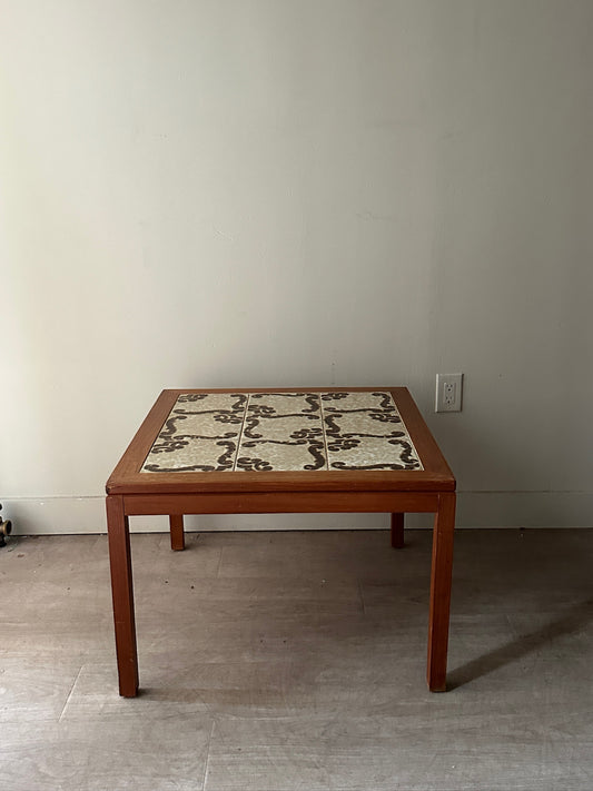 Danish teak and tile coffee table