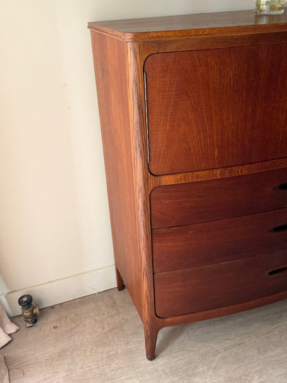 Walnut gentlemen’s dresser