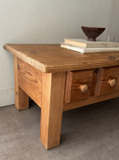Pine coffee table