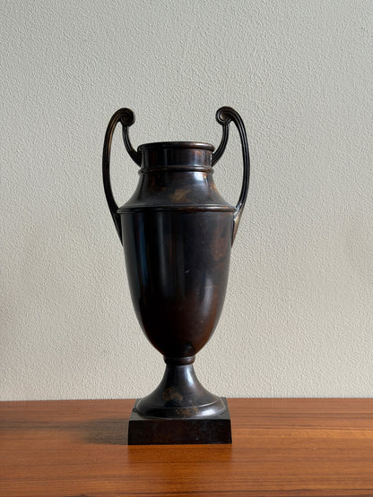 Cast bronze urn