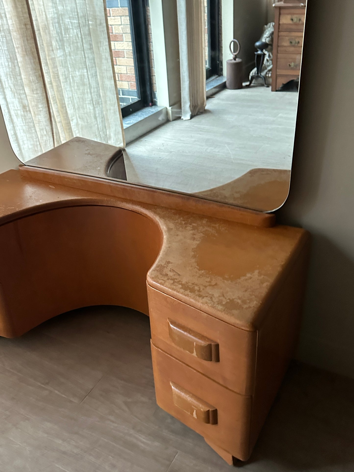 Haywood Wakefield maple vanity