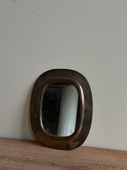 Brass mirror