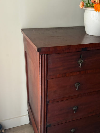 Sheraton mahogany dresser