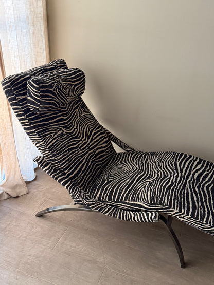Design Institute of America zebra chaise lounge