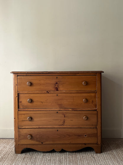 English pine dresser