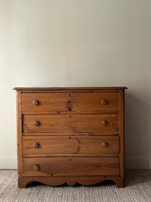 English pine dresser