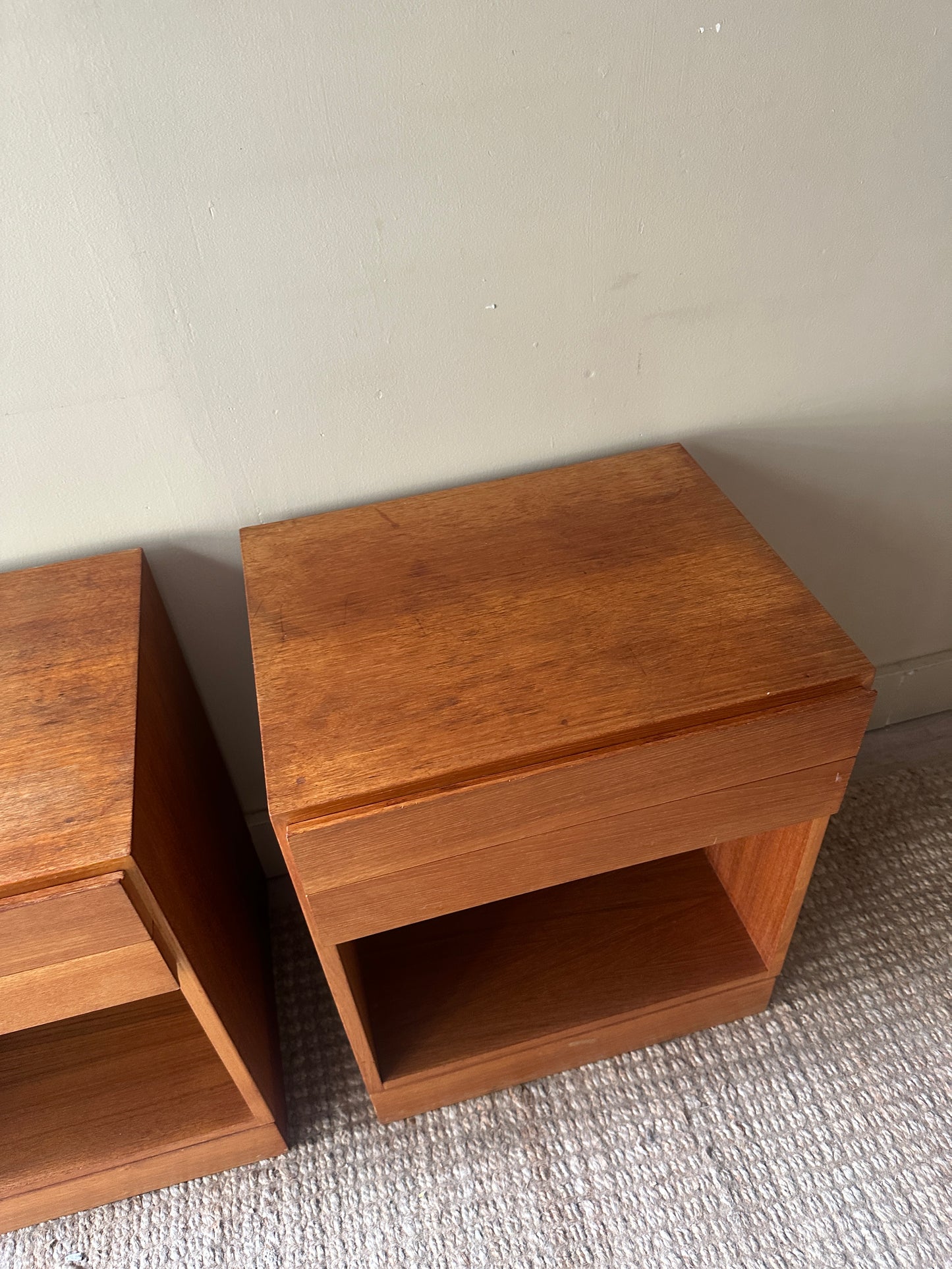 Danish teak side tables. Sold induvidually.