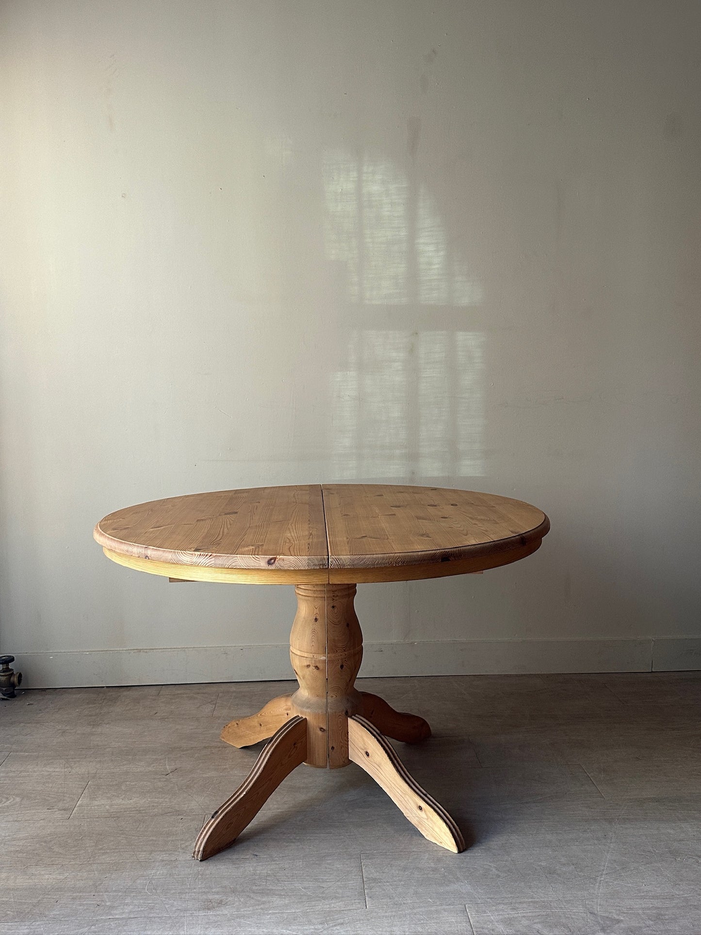 Swedish pine extending dining table