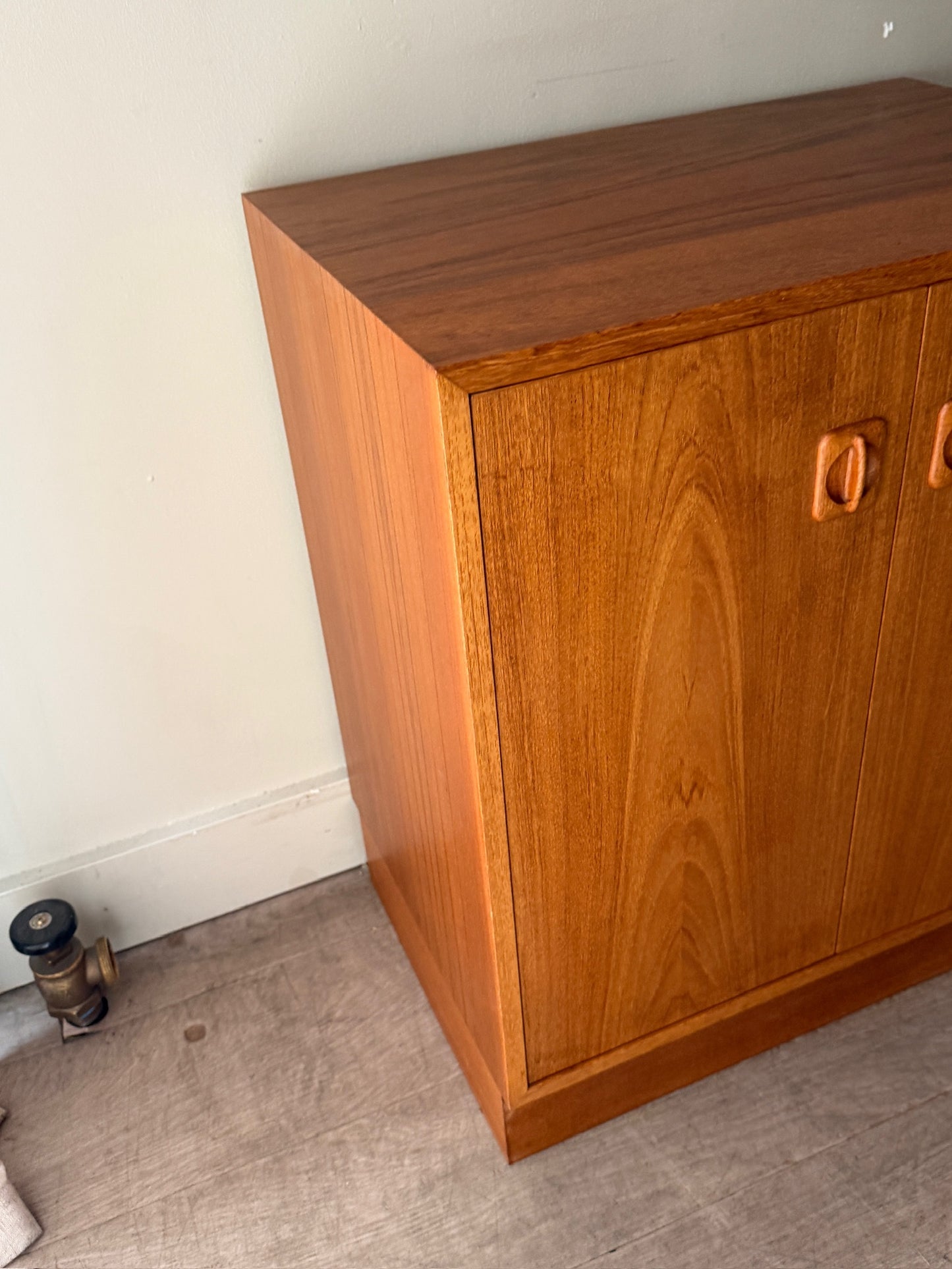Small Danish teak cabinets. Sold individually.