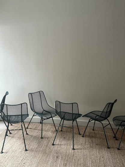 6 Woodard Sculptura chairs. Sold individually.