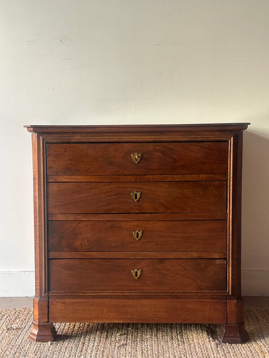 Walnut bachelors dresser