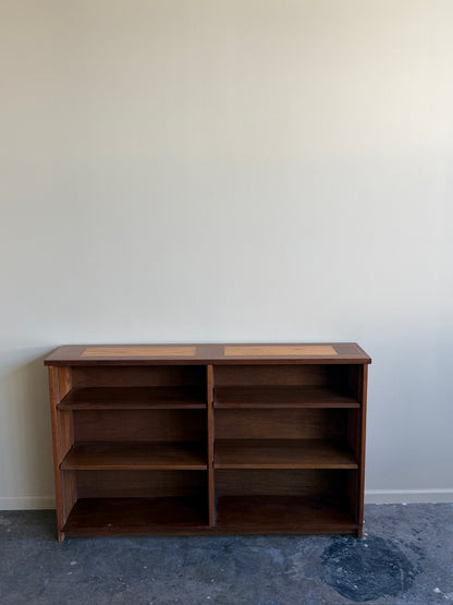 Mixed wood bookcase
