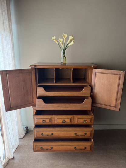 Walnut tallboy
