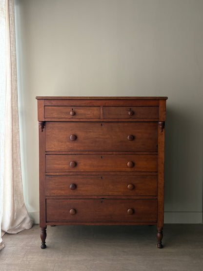 Sheraton walnut dresser