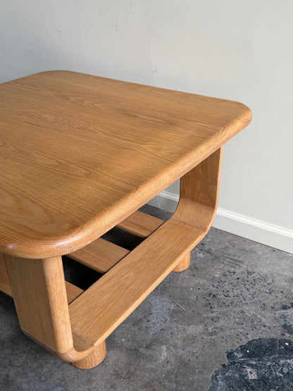 Danish oak coffee table
