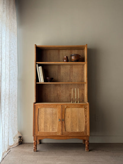 Henning Kjaernulf Danish oak bookcase cabinet