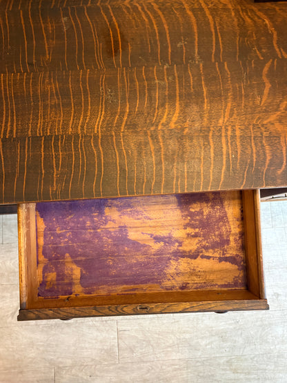 Golden oak mirrored server