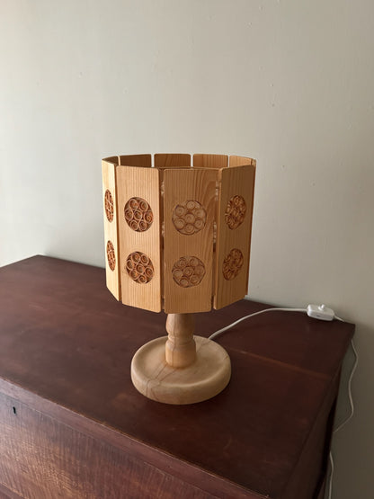 Swedish pine table lamp