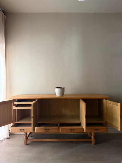 Henning Kjaernulf for E.G. Danish oak sideboard