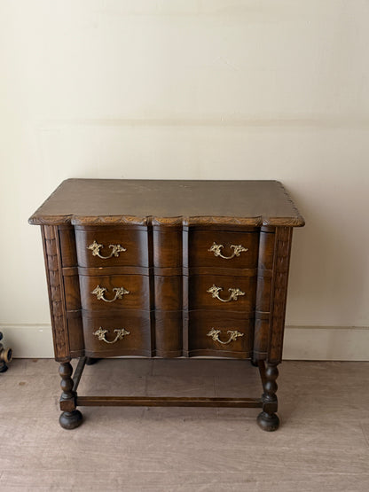 Danish oak side table