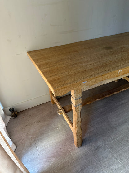 Pine dining table with extensions