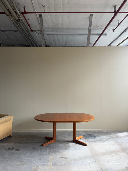 Danish teak dining table with extension