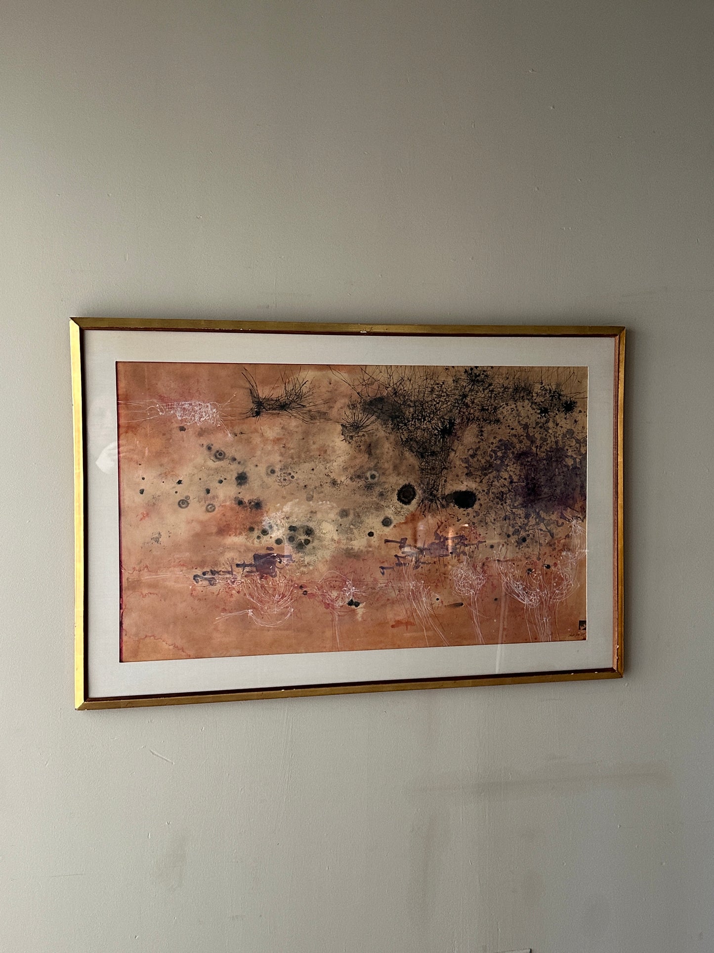Untitled abstract mixed media by Dale Joe 1953