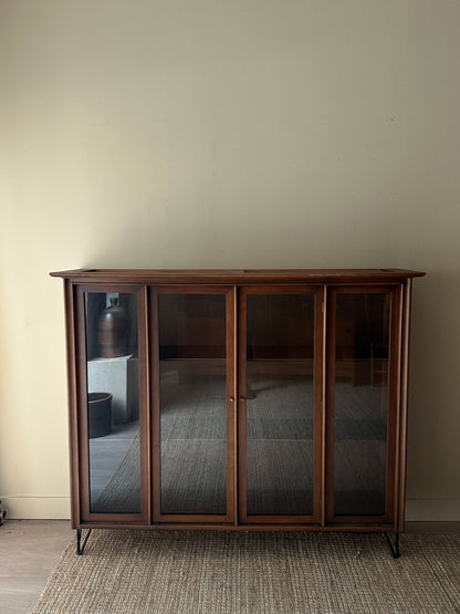 Walnut display case