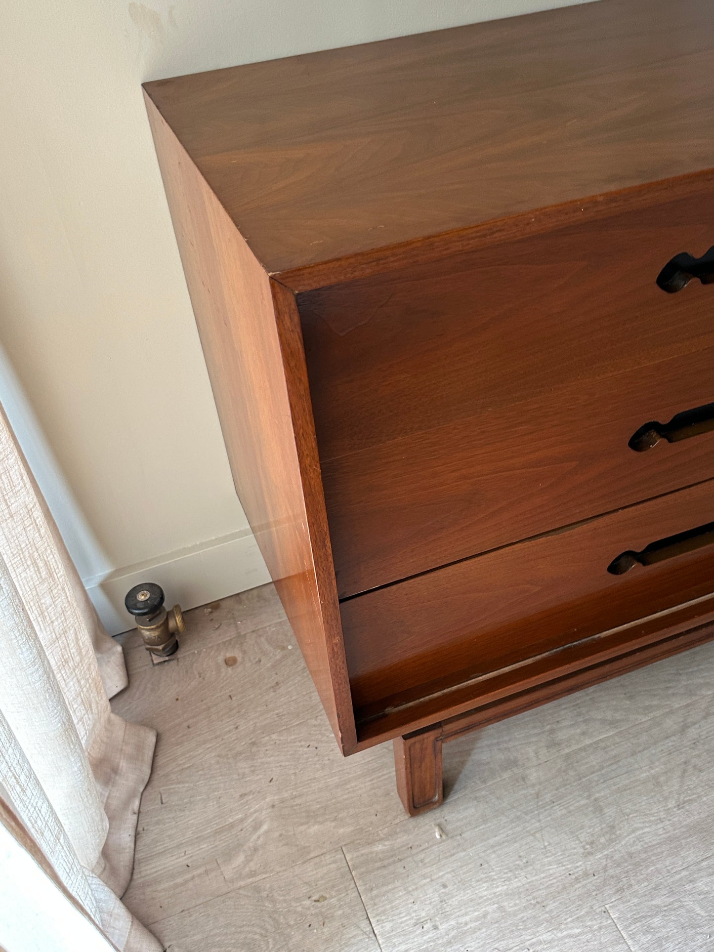 Walnut credenza
