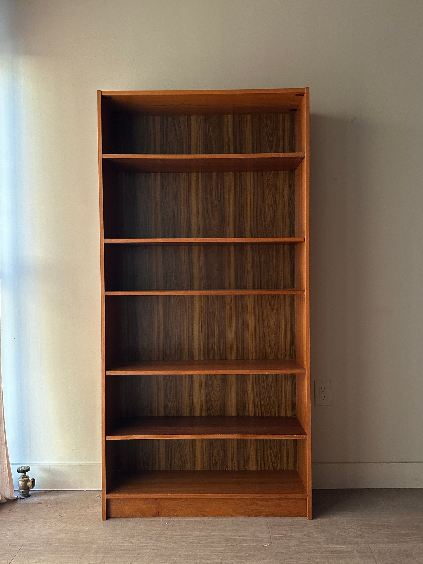 Teak bookshelf