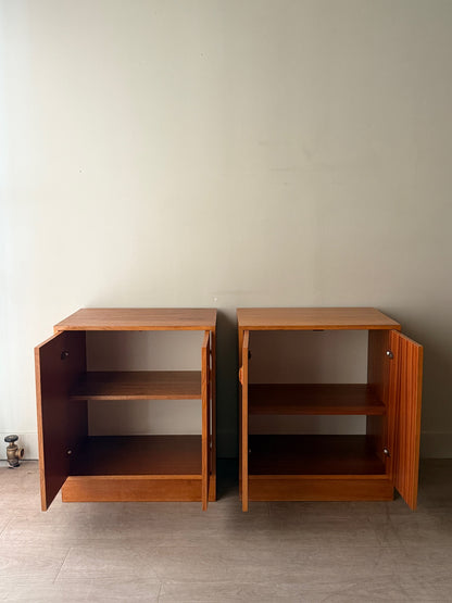 Small Danish teak cabinets. Sold individually.