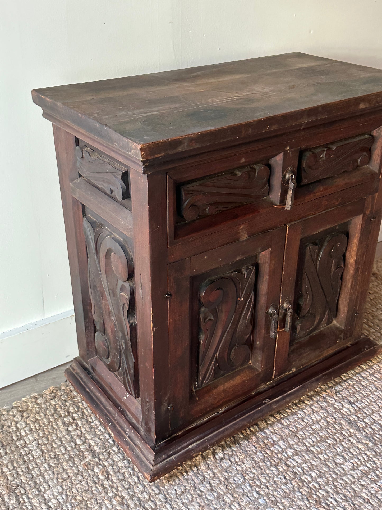 Oak side table