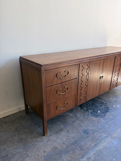 American of Martinsville MCM Nine Drawer Dresser