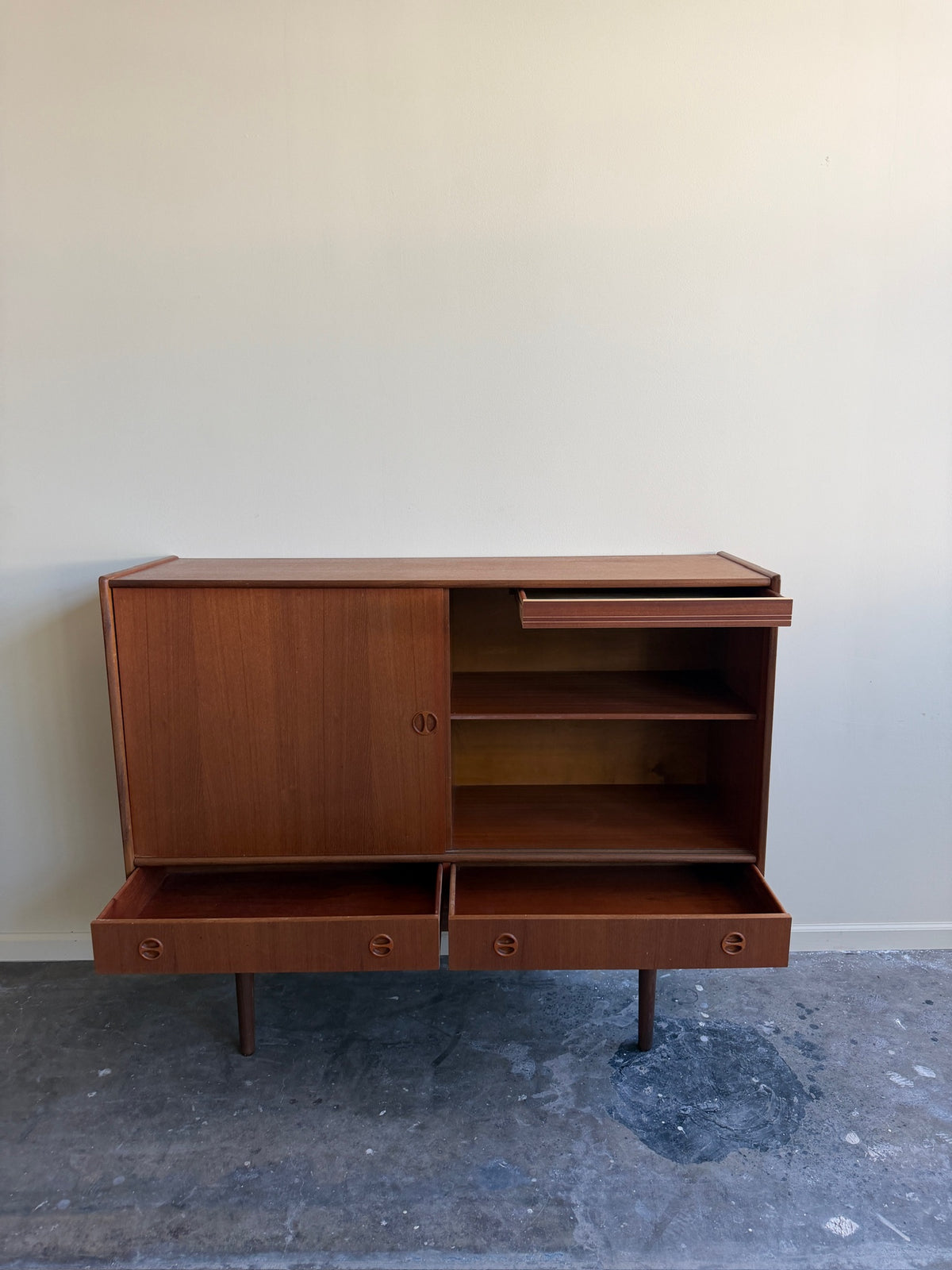 Vodskov Mobelfabrik Danish teak sideboard