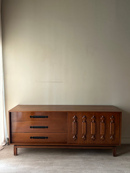 Walnut credenza