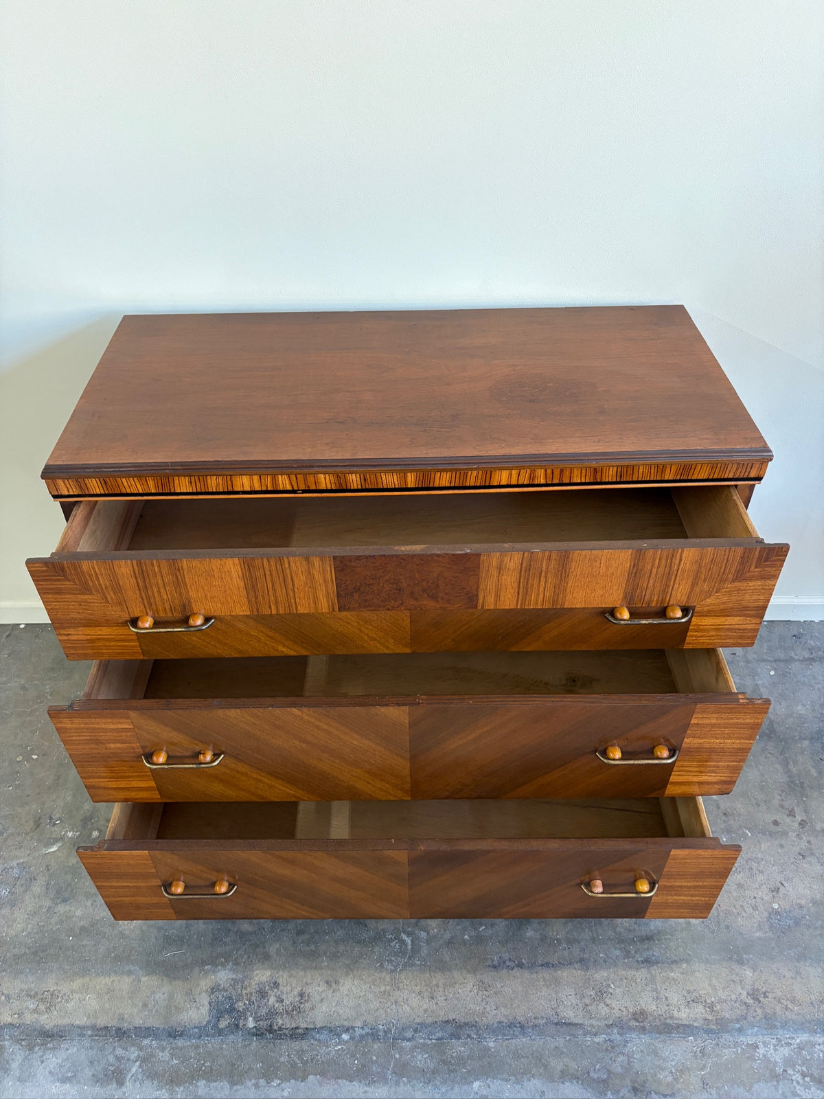 Art Deco Three Drawer Dresser