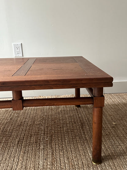 Walnut coffee table